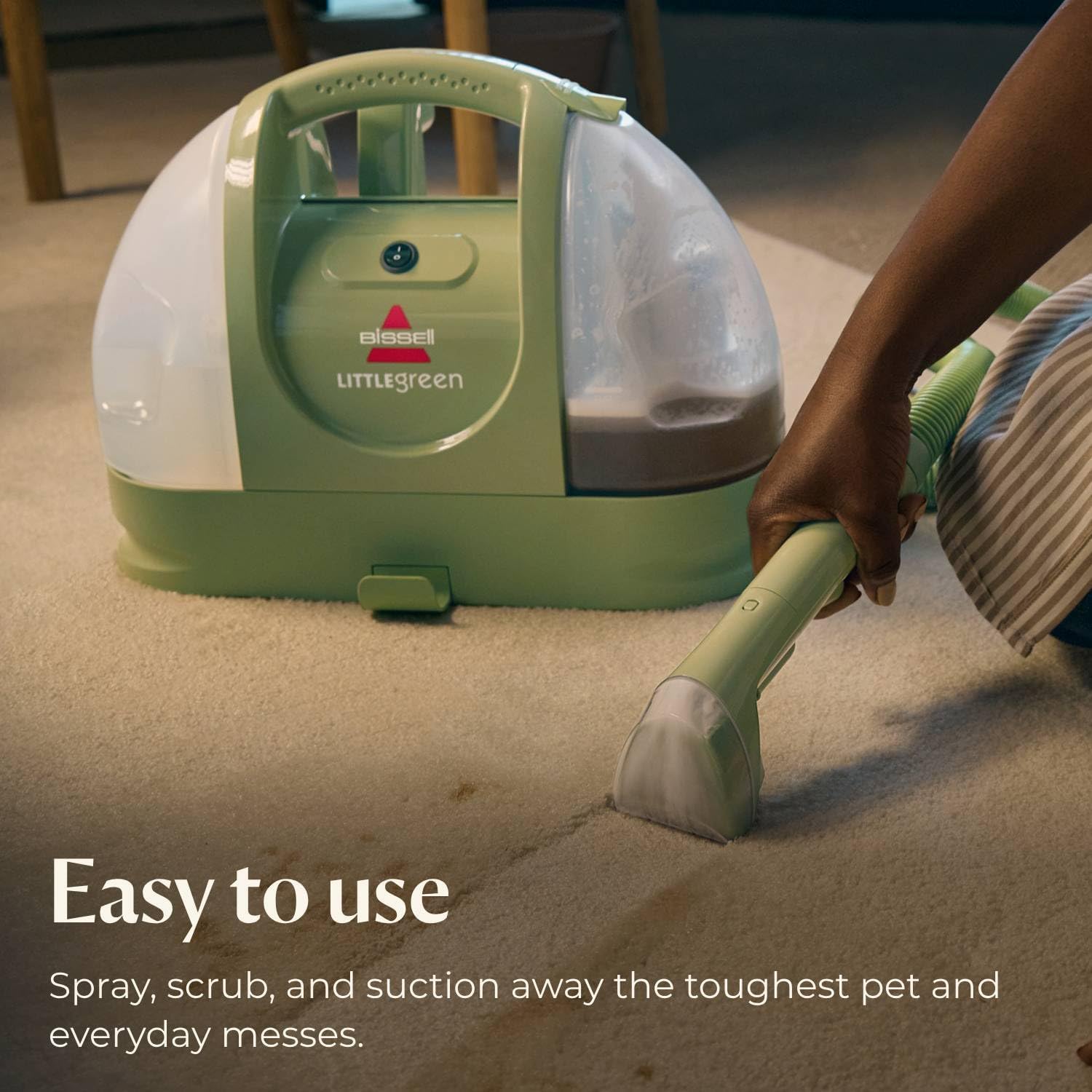 BISSELL Little Green Portable Carpet & Upholstery Cleaner (1400B) - Image 2