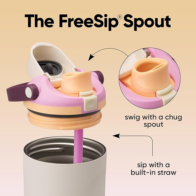 Owala FreeSip Insulated Stainless Steel Water Bottle with Straw, 32 oz - Image 2