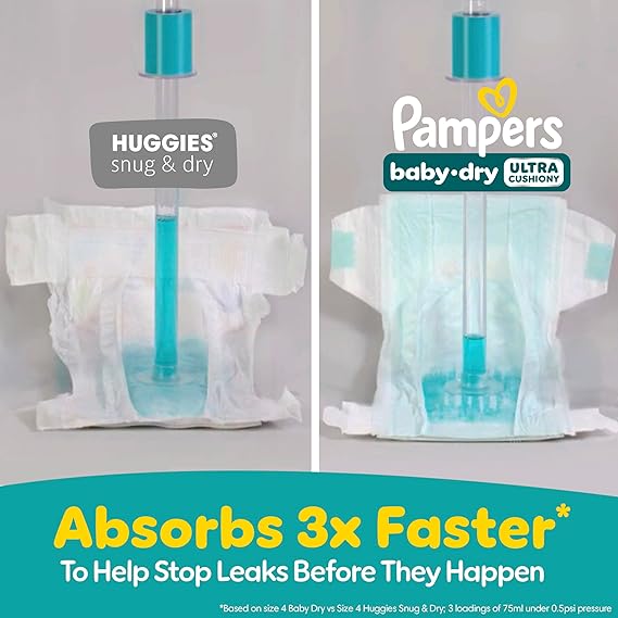 Pampers Swaddlers Diapers – Size 4 (150 Count) - Image 2
