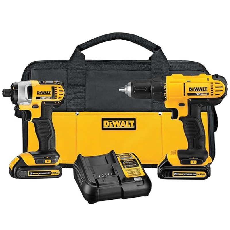 DEWALT 20V MAX Cordless Drill and Impact Driver Combo Kit